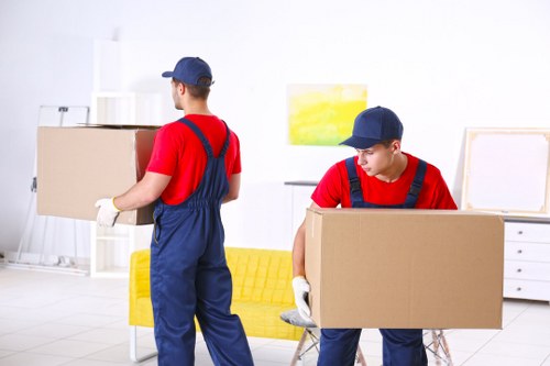 Professional removal team handling a home move in Newham