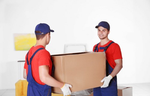 Newham Removals team preparing a careful and organized home move