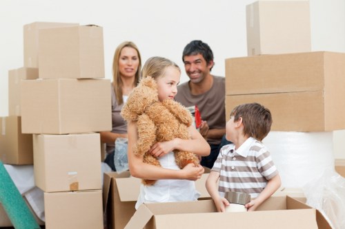 Professional van service helping with a flat move in Newham